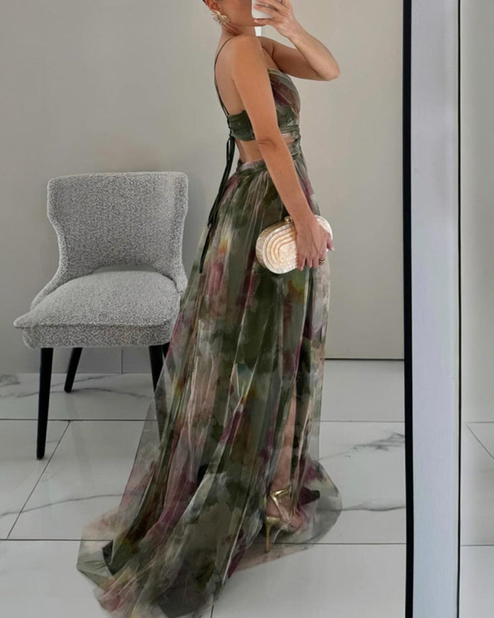 Marbella | Abito Maxi Spalline