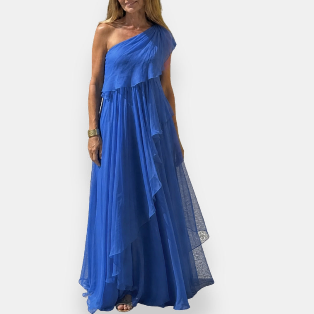 Leonor | Asymmetrical Dress with Ruffles