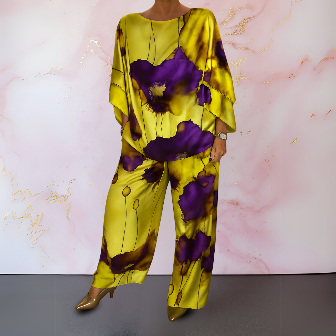 Maelora™ | Satin Two-Piece Women's Set