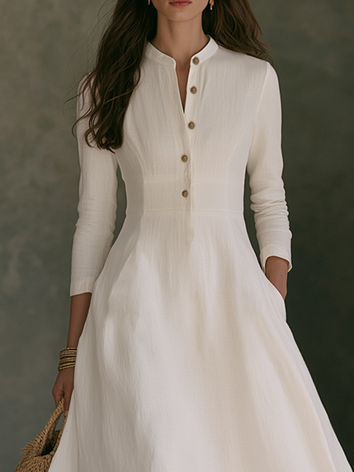 Thelma | Linen Maxi Dress