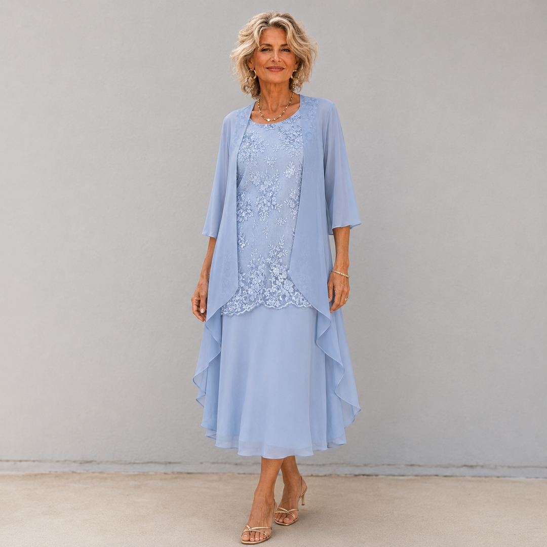 Lumi | Chiffon Two-Piece Dress
