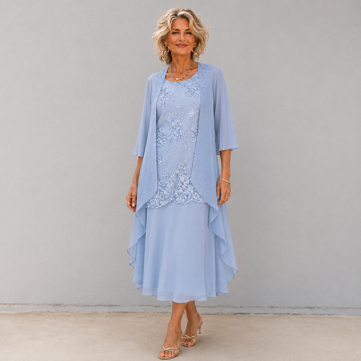 Lumi | Chiffon Two-Piece Dress