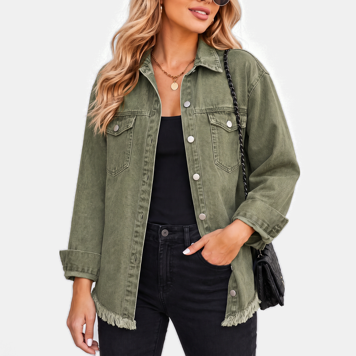 Cassidy | Washed Denim Jacket