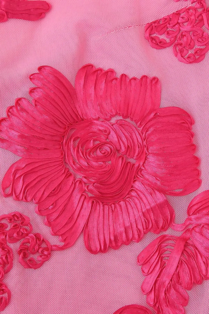 Amara | Elegante Maxi Abito Rosa
