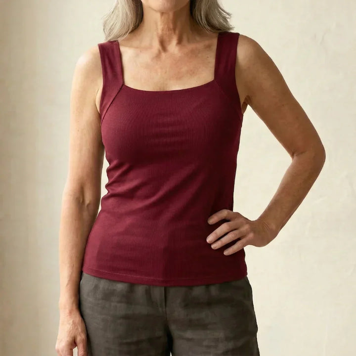 Roxanne | Built-In Bra Tank Top