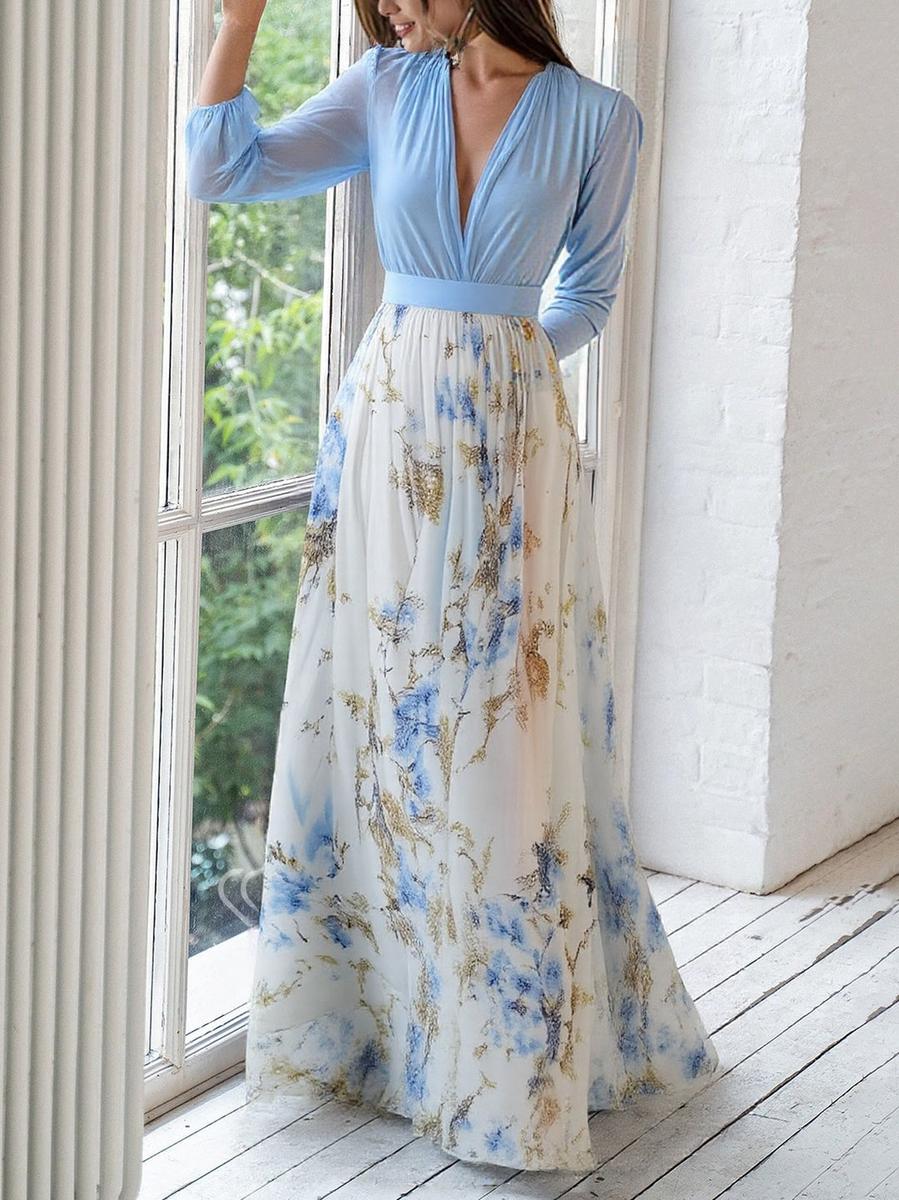 Penelope | Abito Floreale Maxi