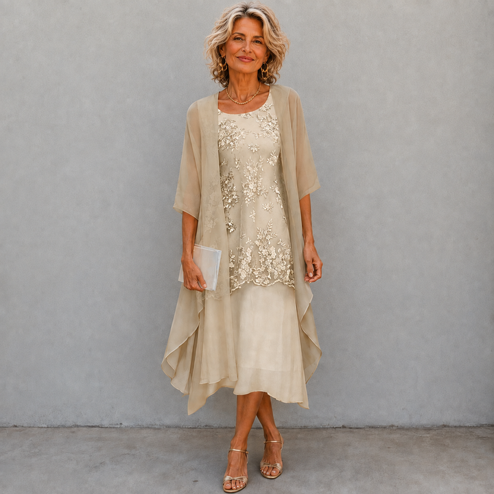 Lumi | Chiffon Two-Piece Dress