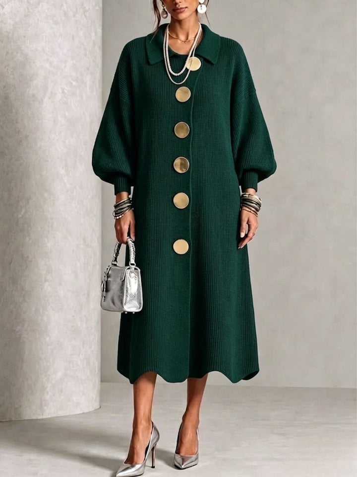 Sienna | Long Sleeve Button-Down Dress