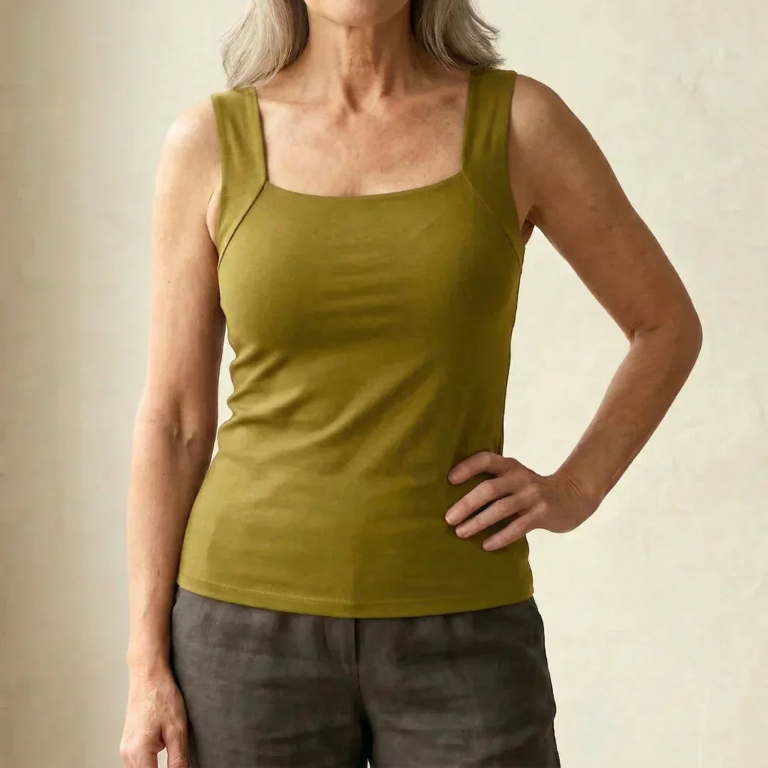 Roxanne | Built-In Bra Tank Top