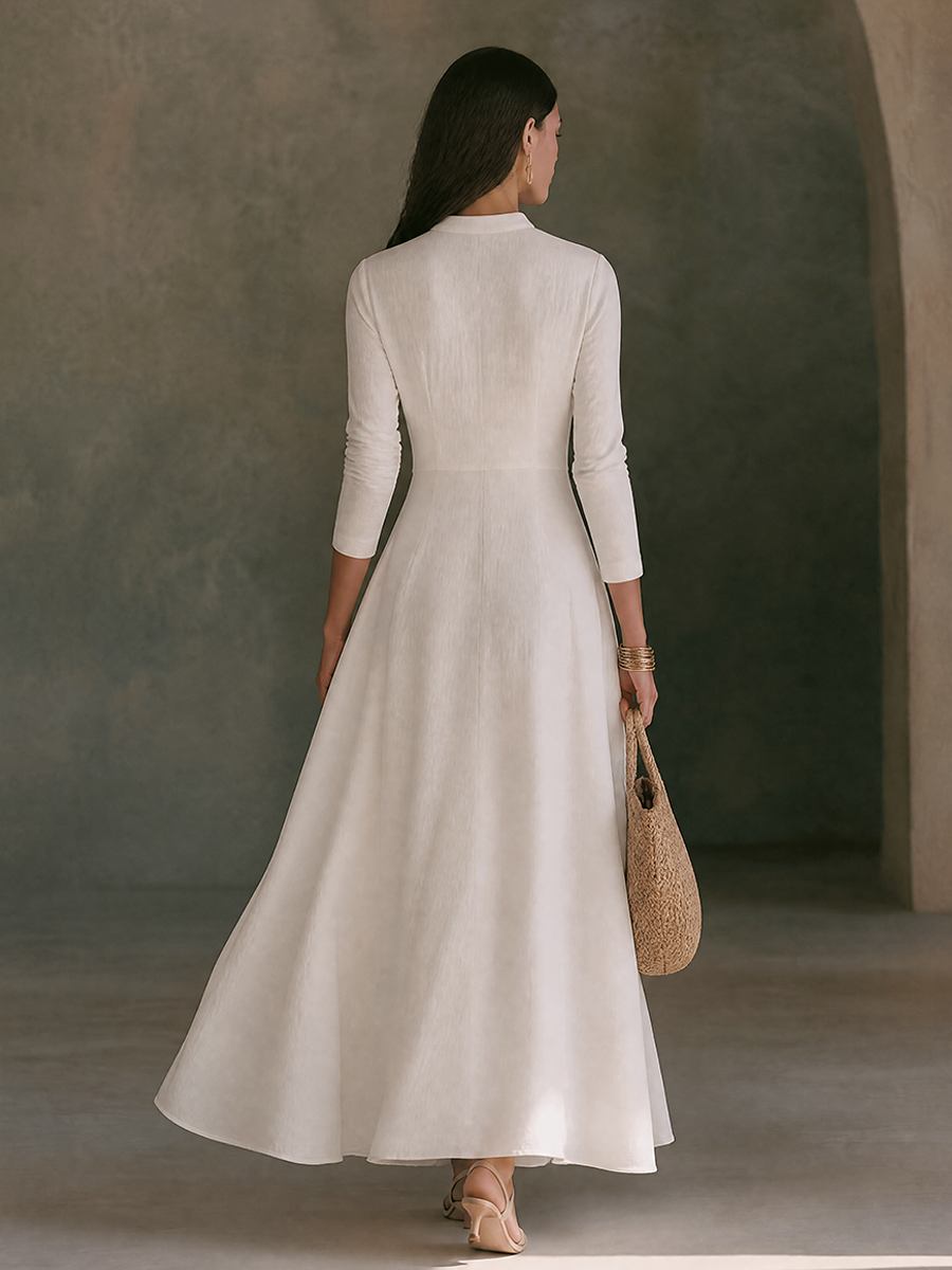 Thelma | Linen Maxi Dress