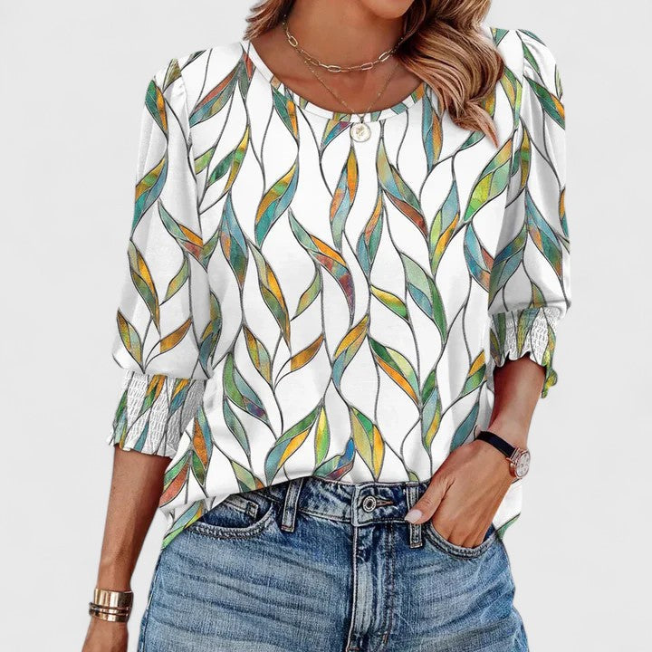 Solara | Elegante Top Fruncido