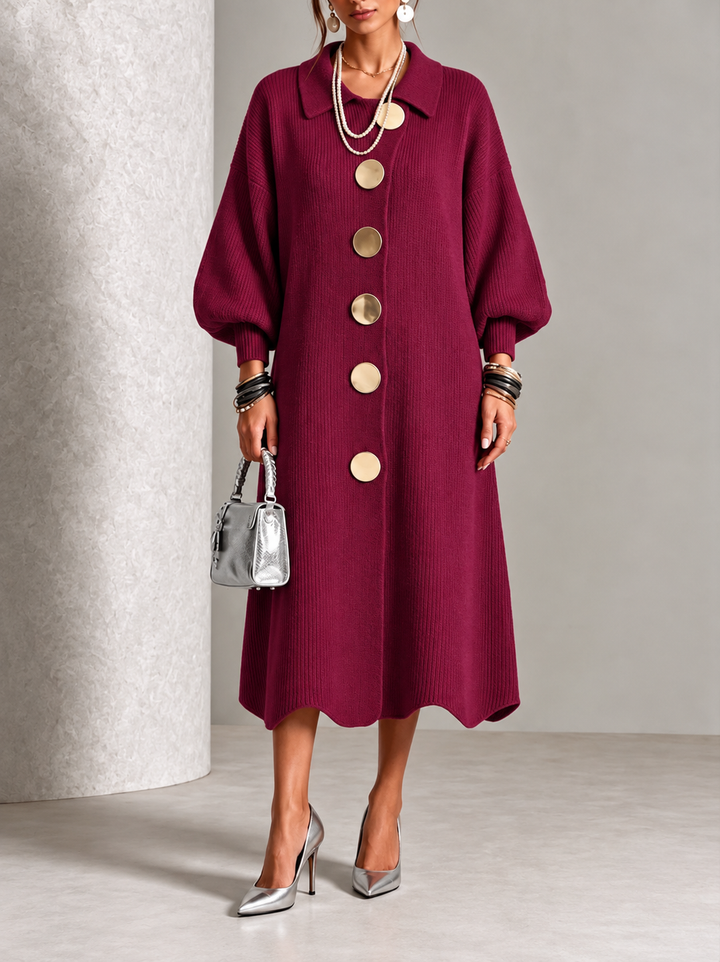 Sienna | Long Sleeve Button-Down Dress