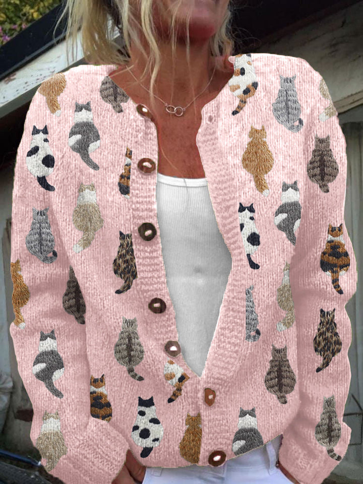 Sophie | Artistic Cat Cardigan