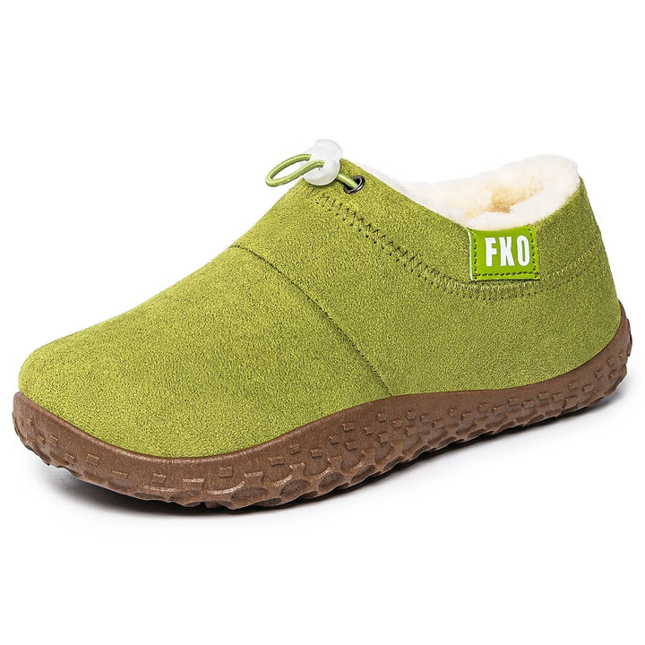 Kamira | Faux Fur Lined Slip-On Booties for Women