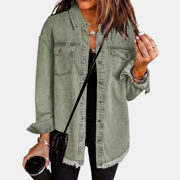 Cassidy | Washed Denim Jacket