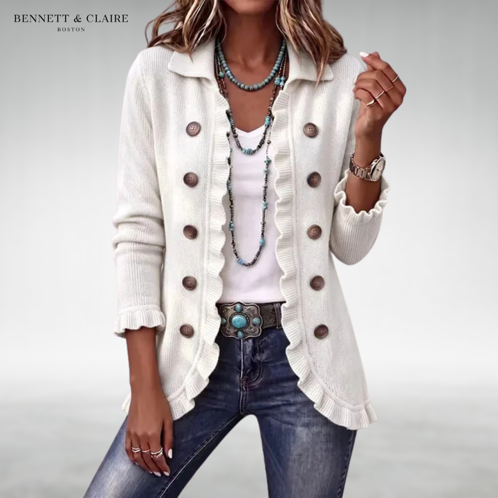 Eve Classic Ruffle Cardigan