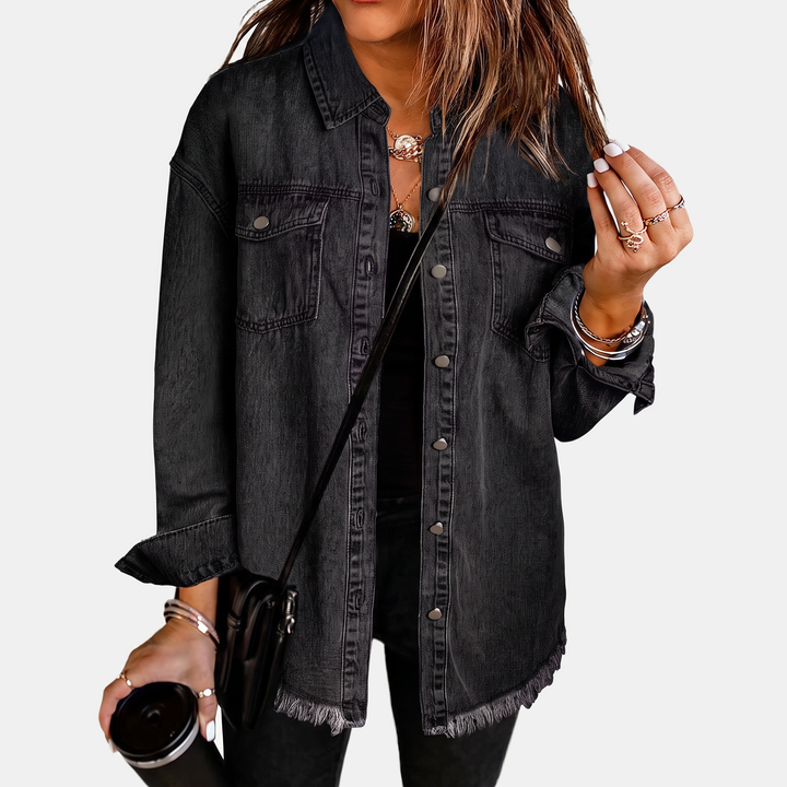 Cassidy | Washed Denim Jacket