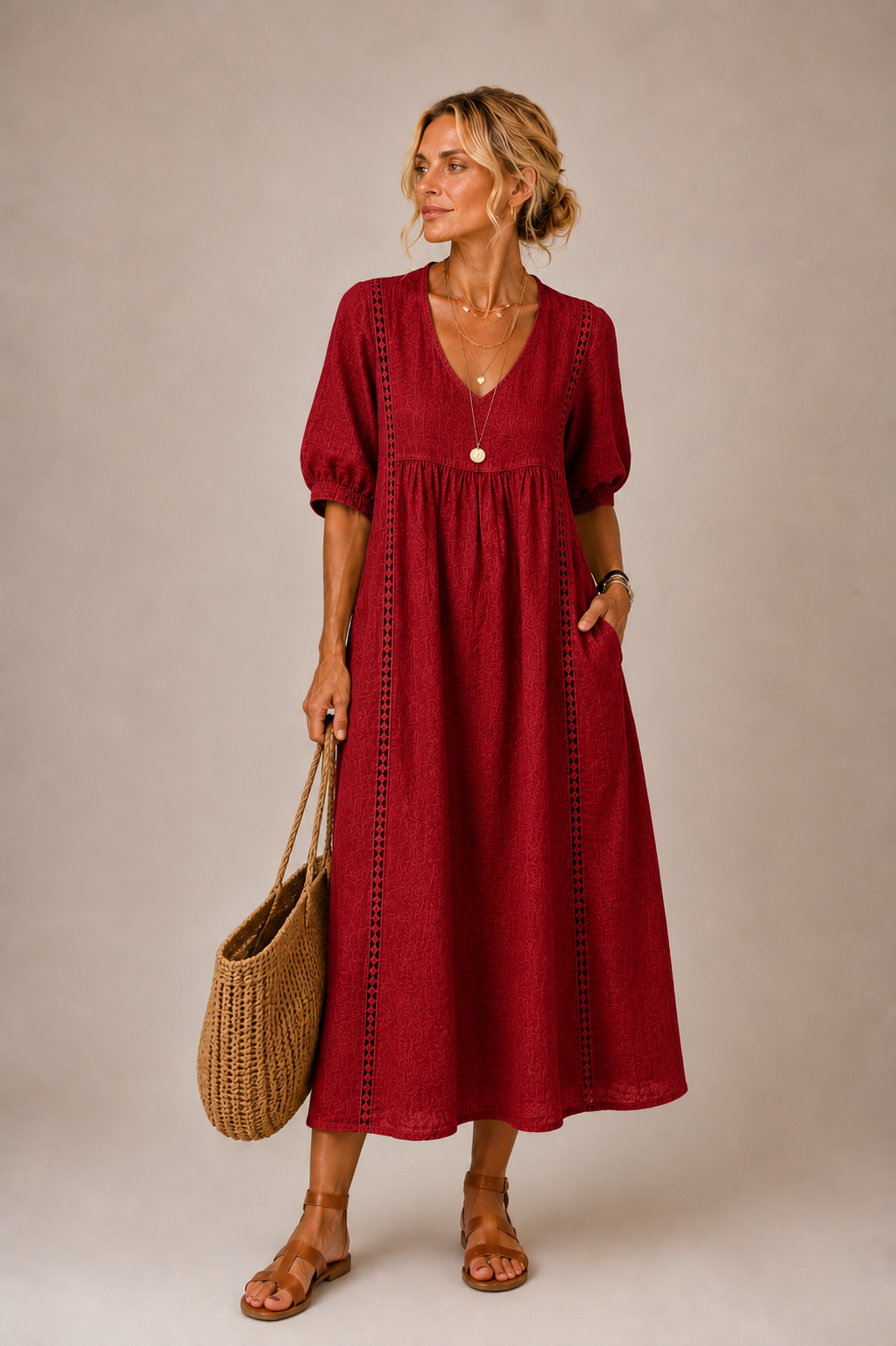 Soline | Midi Summer Dress