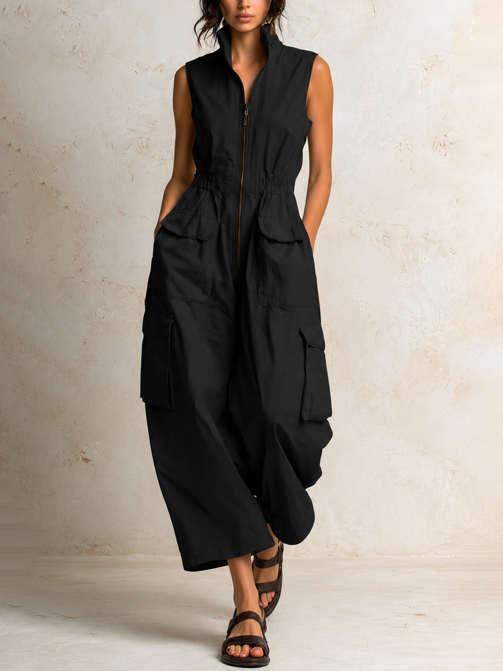 Ursula | Utility Cargo Jumpsuit