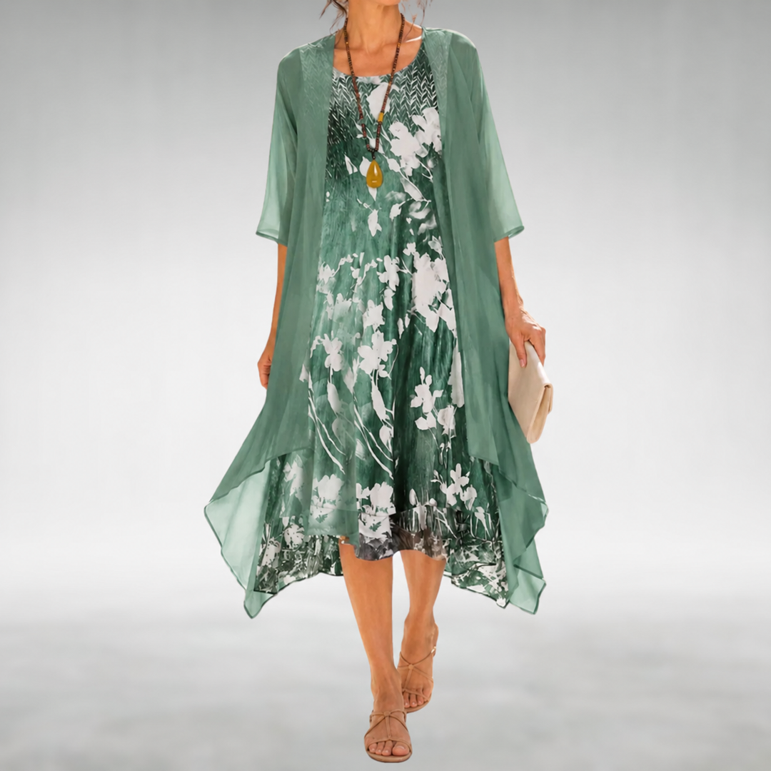 Claire | Floral Midi Dress