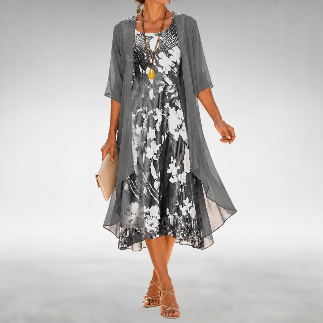 Claire | Floral Midi Dress