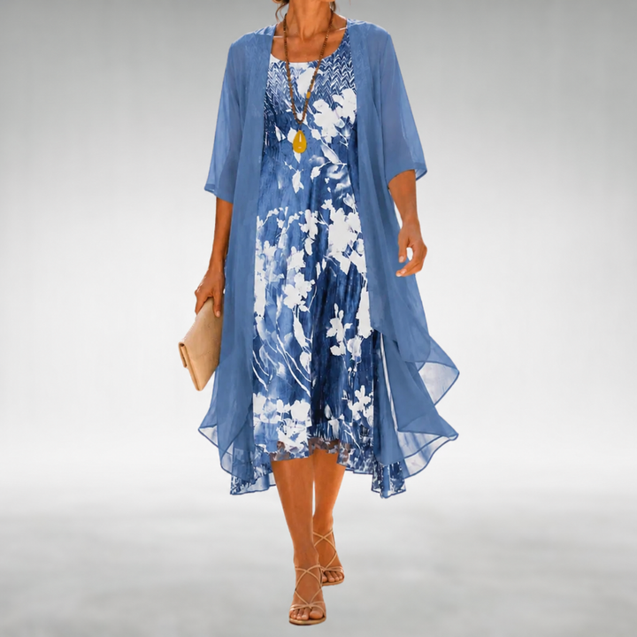 Claire | Floral Midi Dress