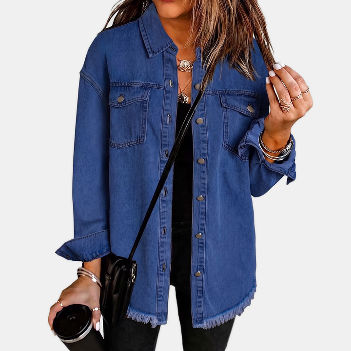 Cassidy | Washed Denim Jacket
