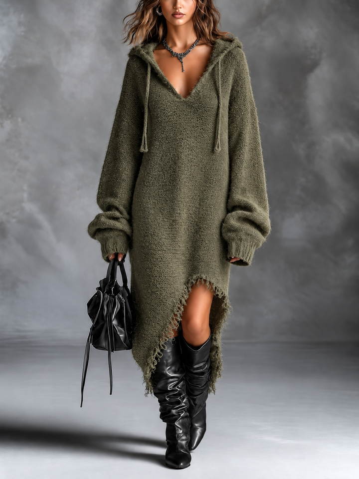 Heather | Hooded Midi Dress