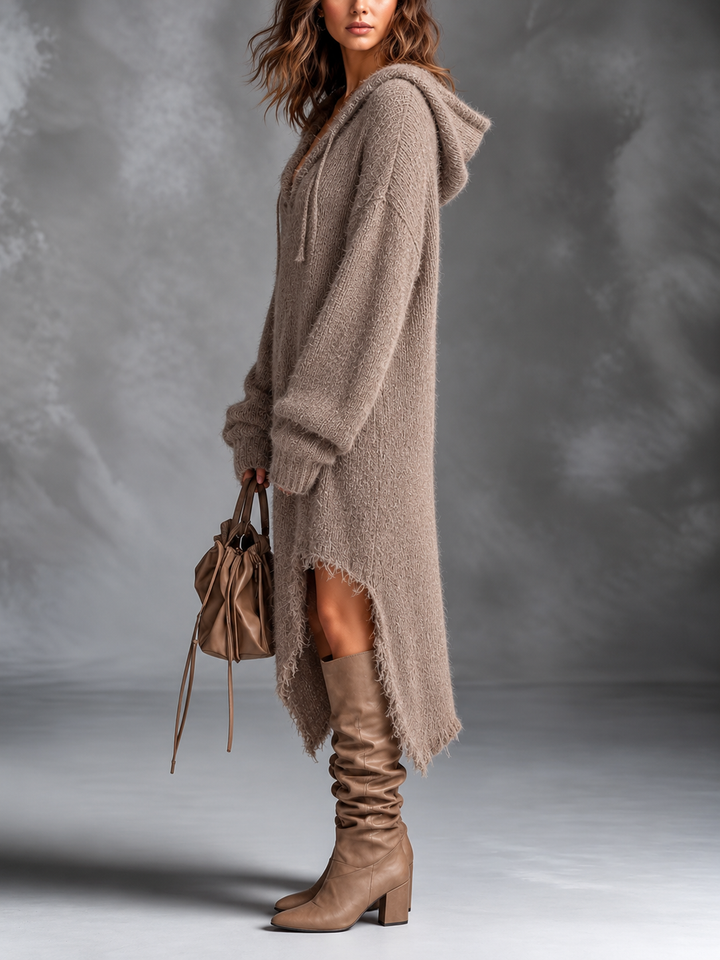 Heather | Hooded Midi Dress