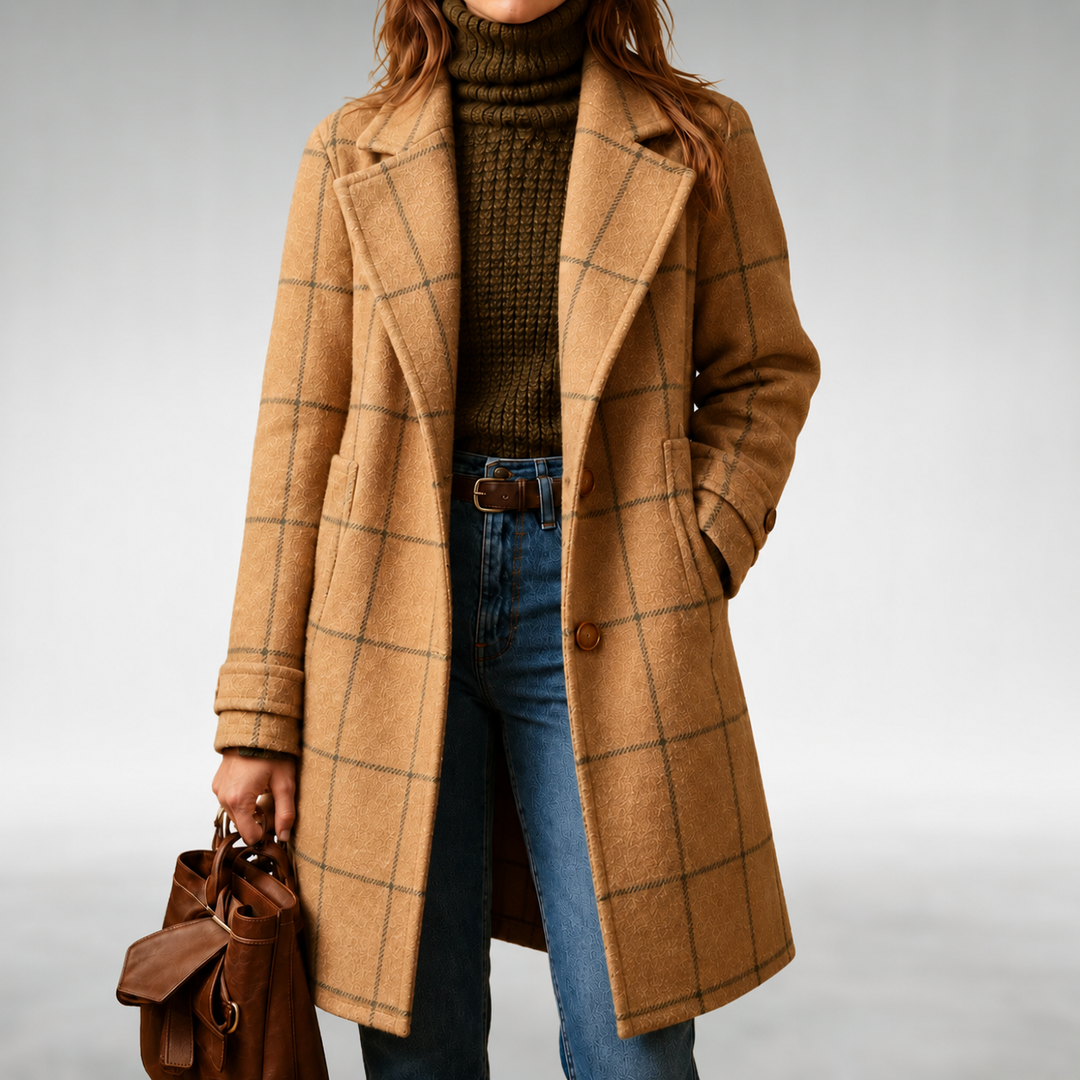 Lauren | Classic Checkered Coat