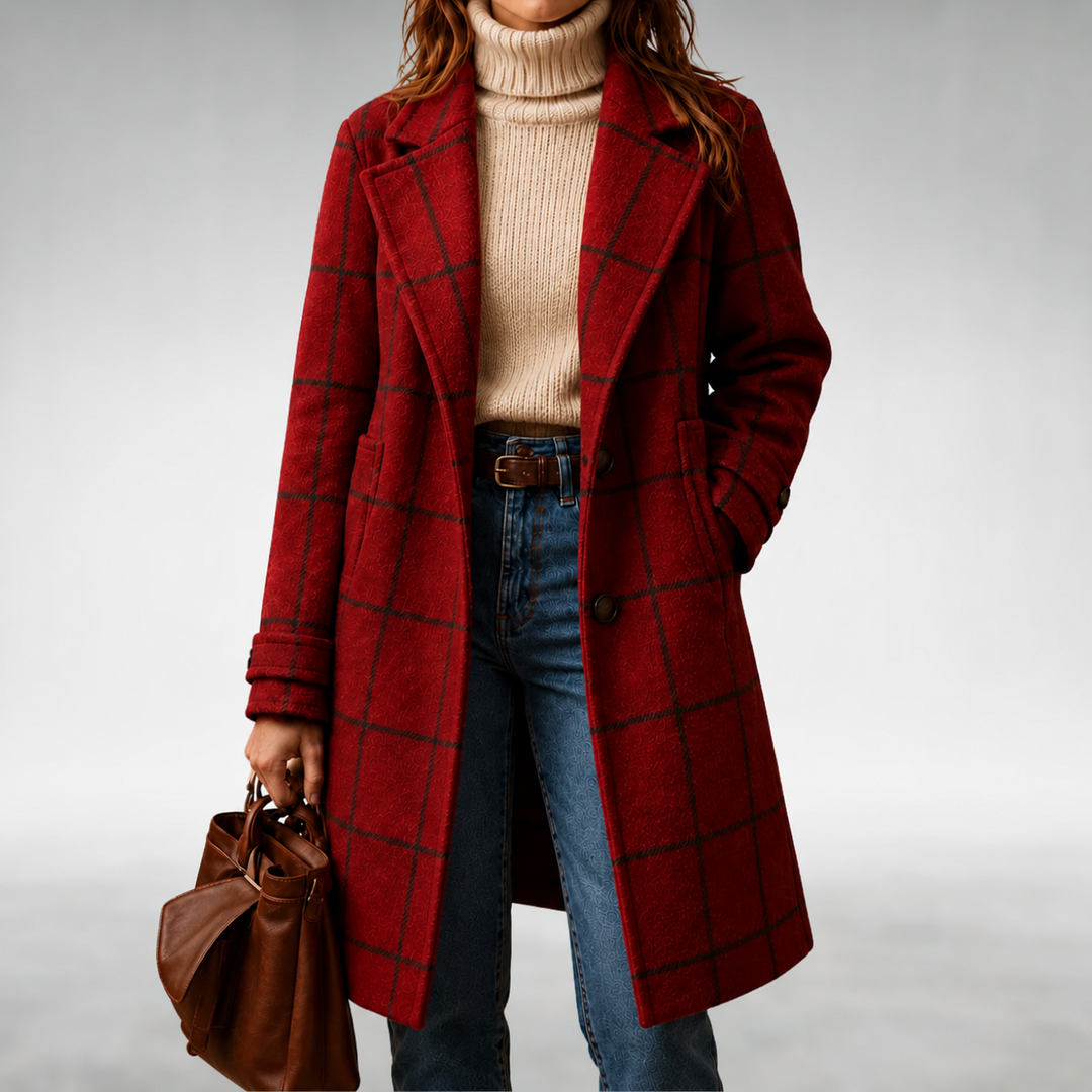Lauren | Classic Checkered Coat