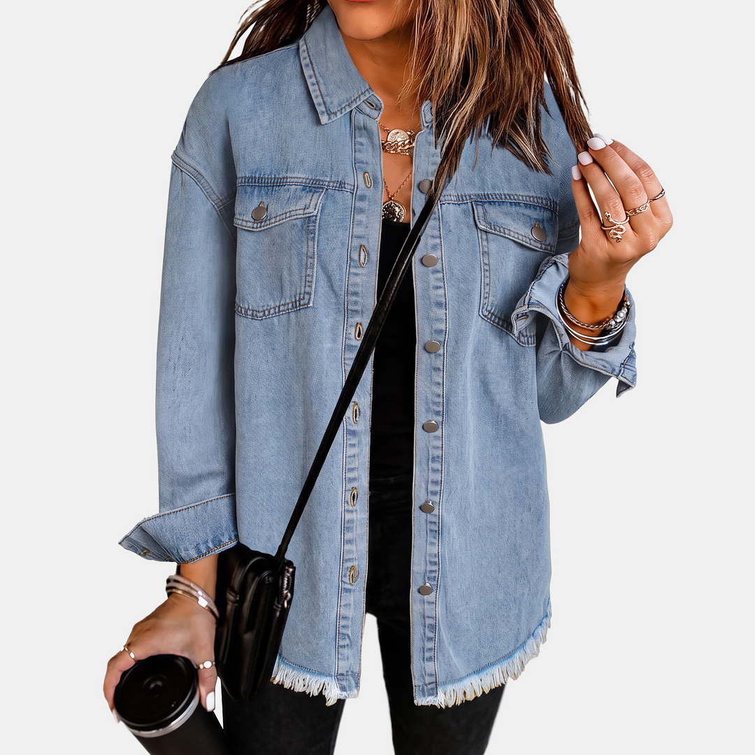Cassidy | Washed Denim Jacket