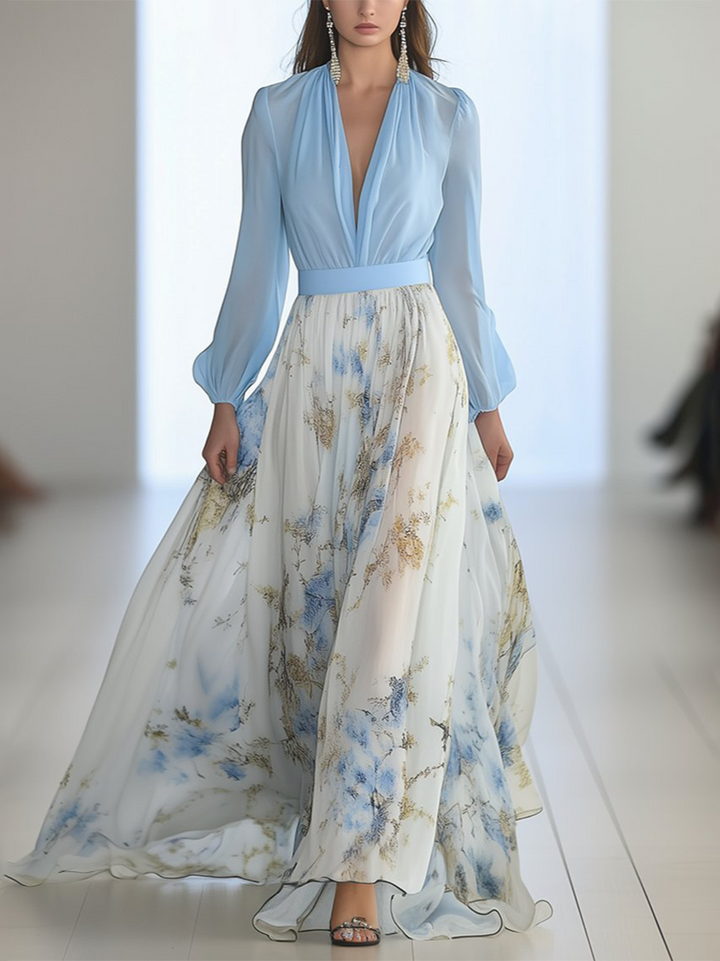 Penelope | Abito Floreale Maxi
