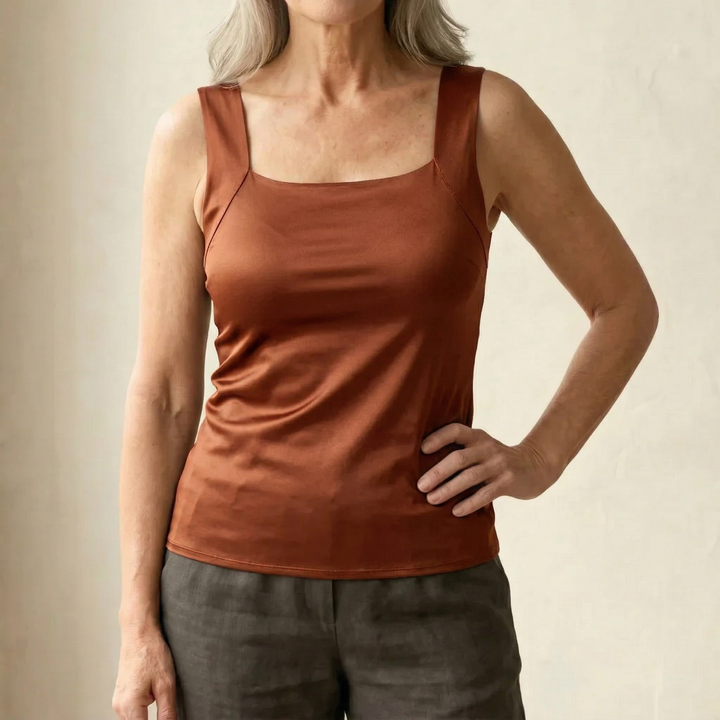 Roxanne | Built-In Bra Tank Top