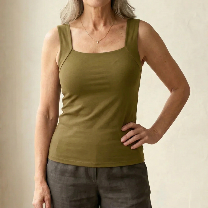 Roxanne | Built-In Bra Tank Top