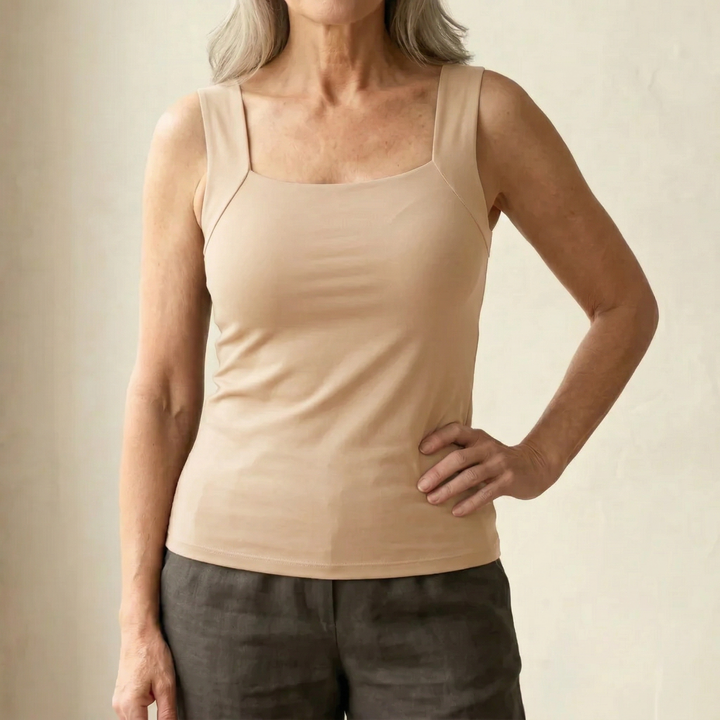 Roxanne | Built-In Bra Tank Top