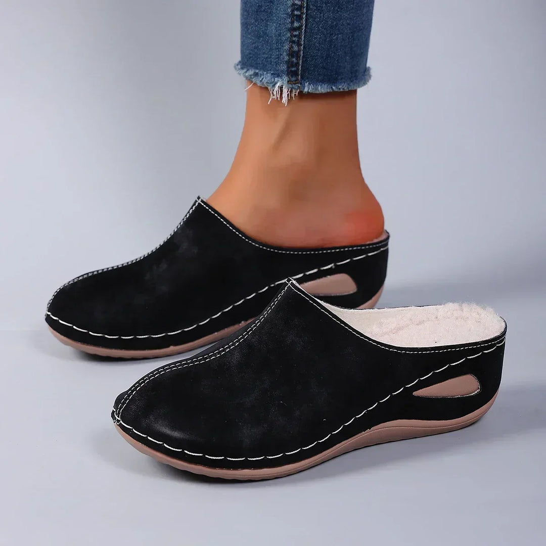 Colleen | Warm Lined Orthopedic Slippers