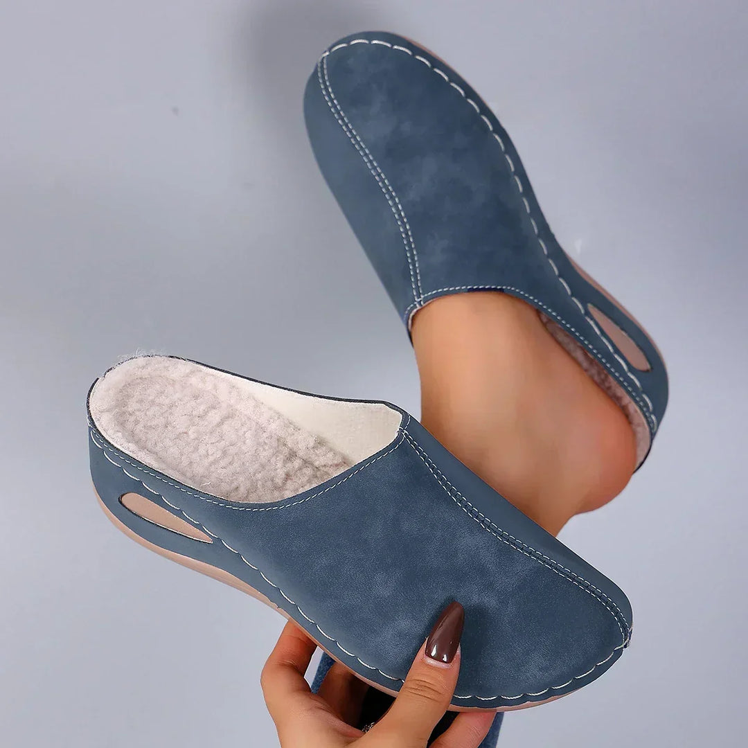Colleen | Warm Lined Orthopedic Slippers