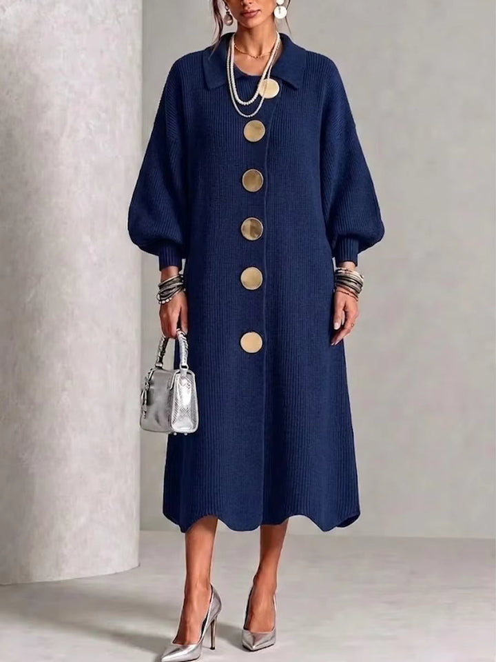 Sienna | Long Sleeve Button-Down Dress
