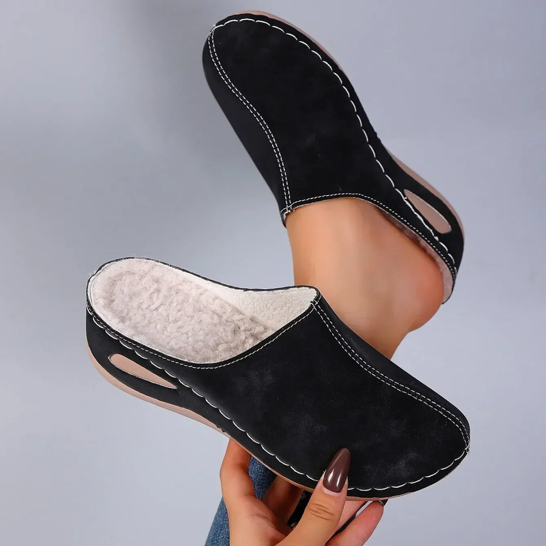 Colleen | Warm Lined Orthopedic Slippers