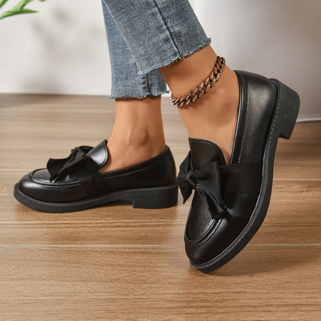 Alice | Orthopedic Bow Loafers