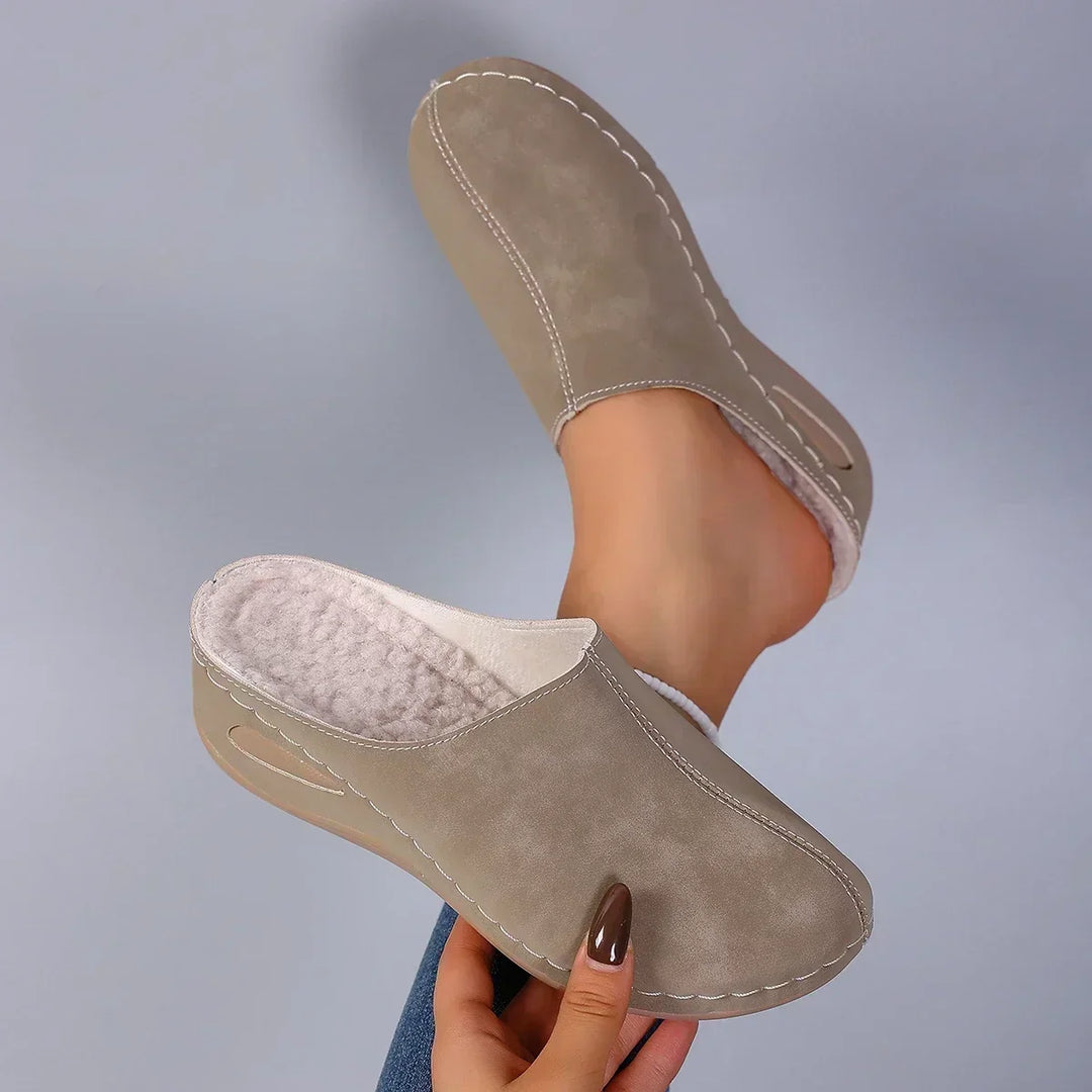 Colleen | Warm Lined Orthopedic Slippers