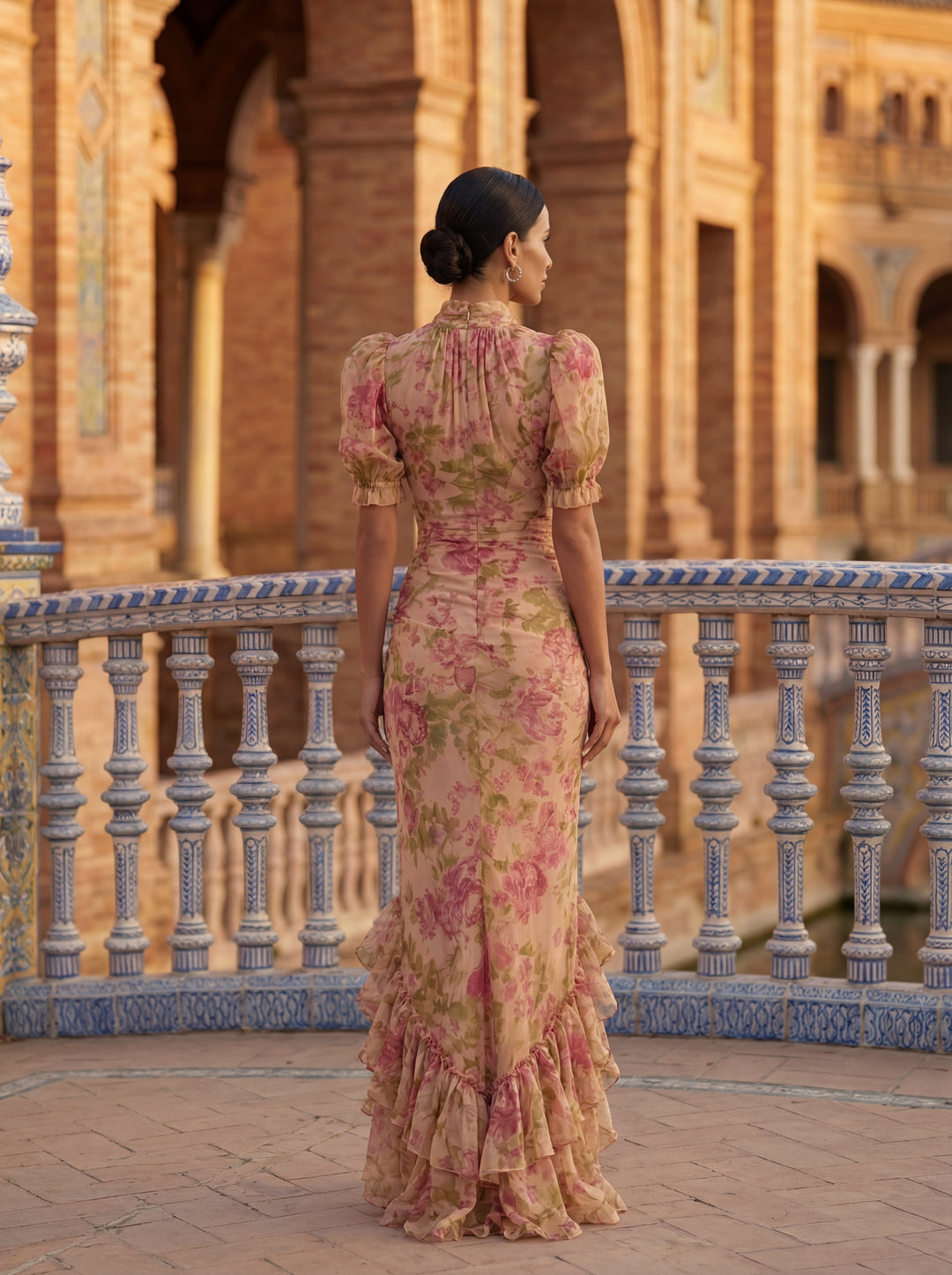 Rosario | Abito Floreale Maxi
