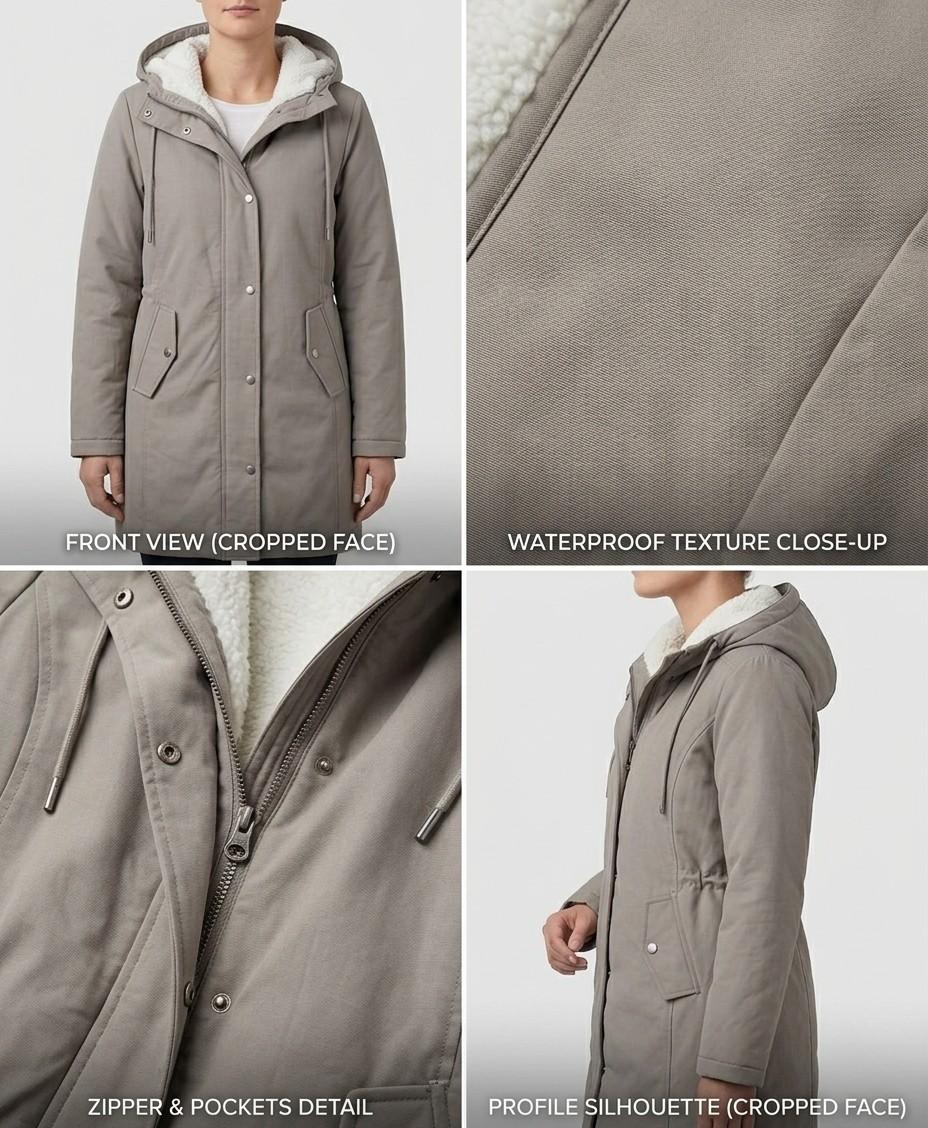 Amélie | Waterproof Long Parka