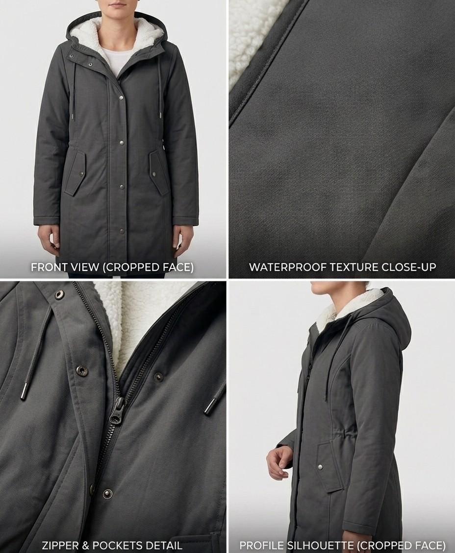 Amélie | Waterproof Long Parka