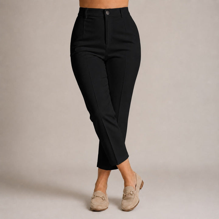 Louisa | High-Waisted Cropped Suit Pants