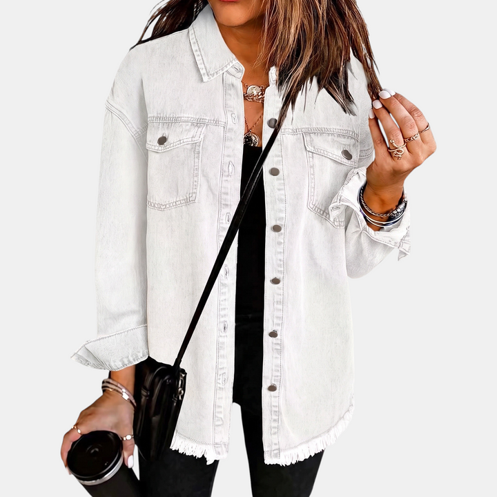 Cassidy | Washed Denim Jacket