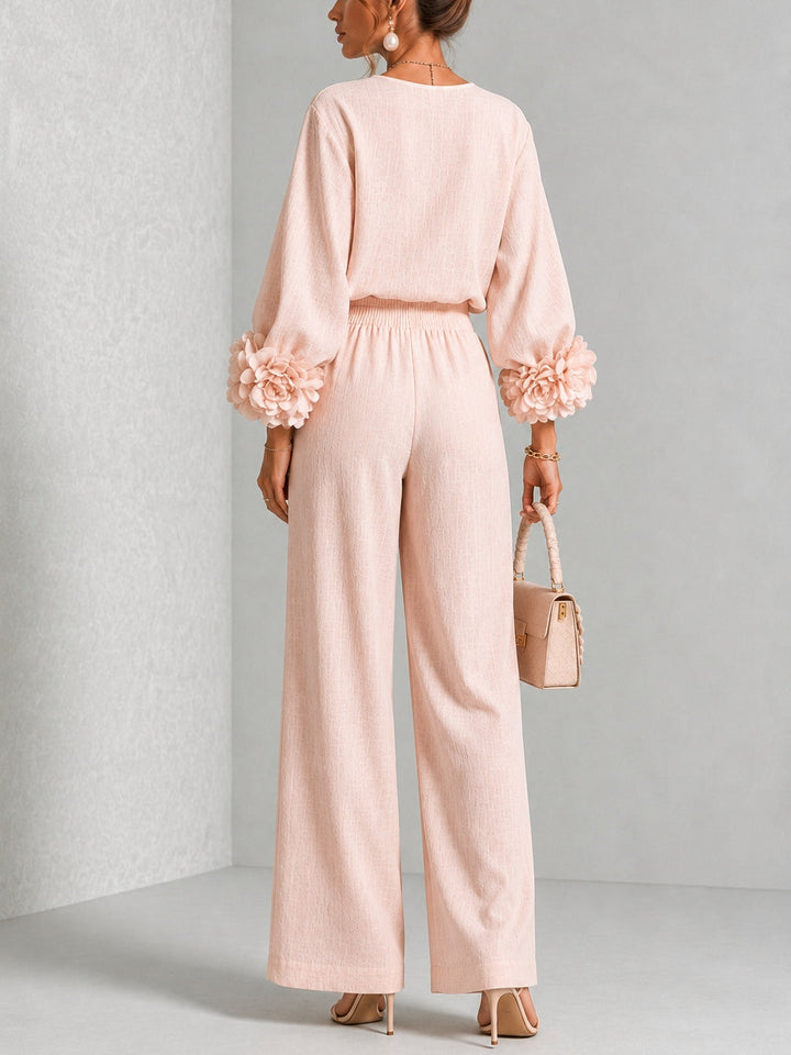 Rosalie |  Floral Cuff Two-Piece Set