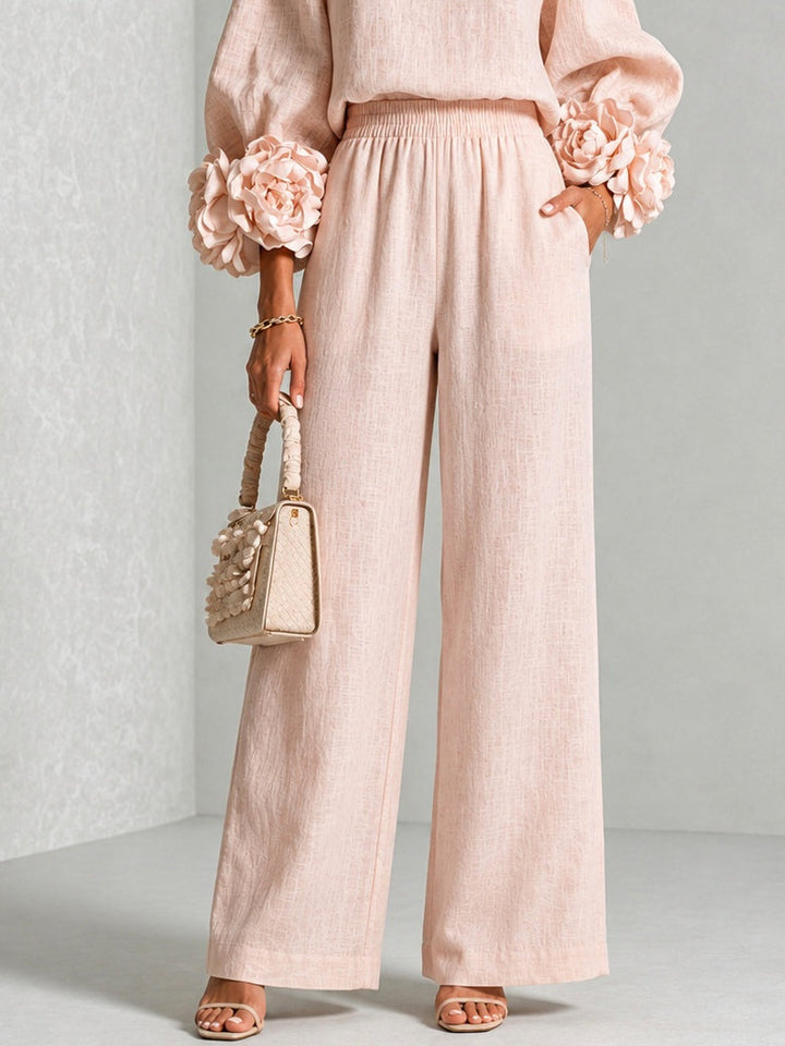 Rosalie |  Floral Cuff Two-Piece Set