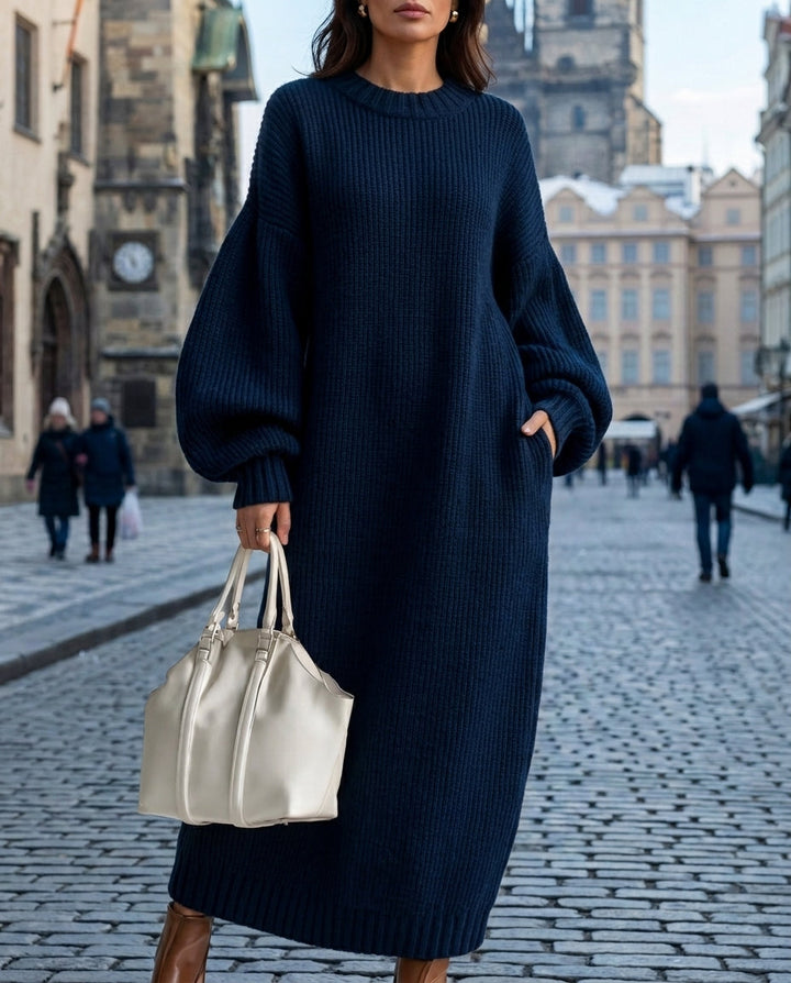 Adara | Women's Oversized Maxi Sweater Dress